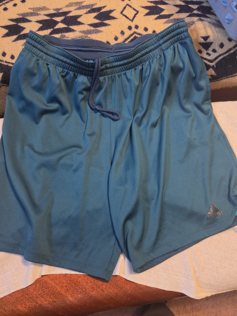 adidas Teal Performance Men's Athletic Shorts